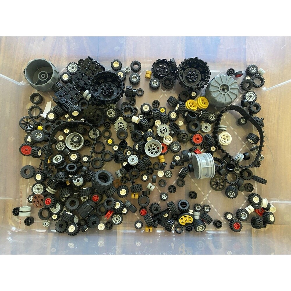 LEGO Technic MIX BULK Wheels and Tires 1LB 5 oz #65 - Picture 1 of 1